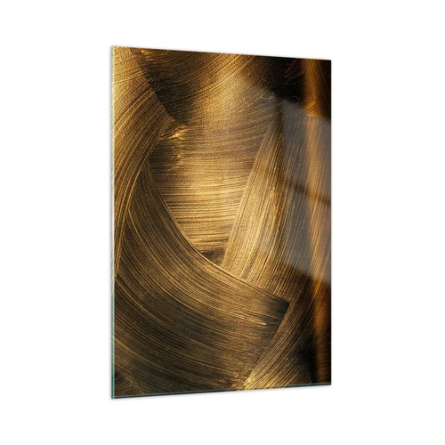 Glasbild - Bild auf glas - In einem goldenen Labyrinth - 50x70 cm