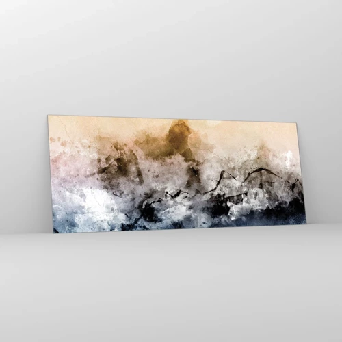 Glasbild - Bild auf glas - In einer Nebelwolke ertrunken - 100x40 cm