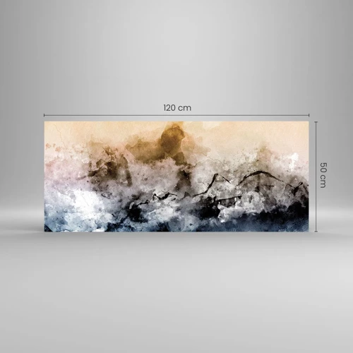 Glasbild - Bild auf glas - In einer Nebelwolke ertrunken - 120x50 cm