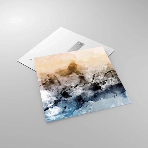 Glasbild - Bild auf glas - In einer Nebelwolke ertrunken - 70x70 cm