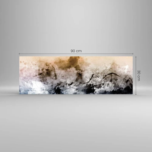 Glasbild - Bild auf glas - In einer Nebelwolke ertrunken - 90x30 cm