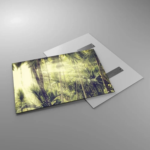 Glasbild - Bild auf glas - In grüner Hitze - 100x70 cm