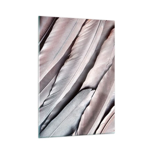 Glasbild - Bild auf glas - In rosa Silber - 50x70 cm