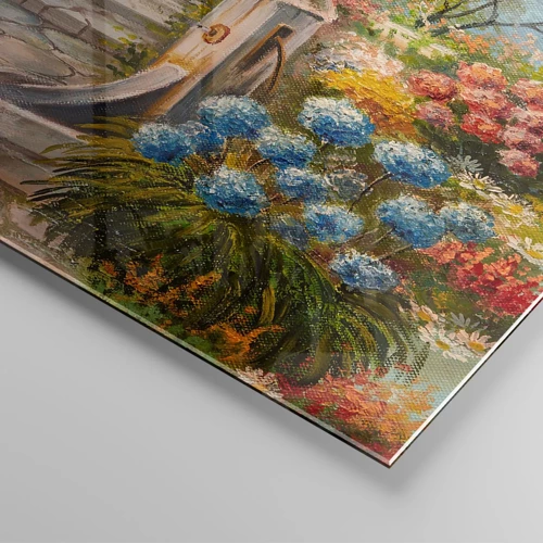 Glasbild - Bild auf glas - In voller Blüte - 70x70 cm