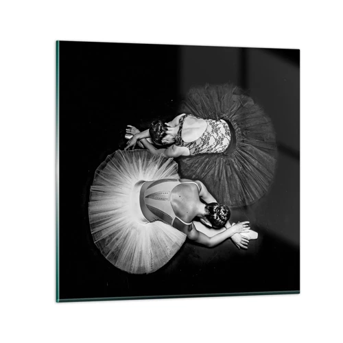 Glasbild - Bild auf glas - Jin und Jang – perfekte Balance - 40x40 cm