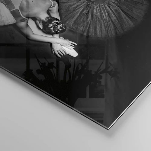Glasbild - Bild auf glas - Jin und Jang – perfekte Balance - 40x40 cm