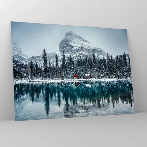 Glasbild - Bild auf glas - Kanadischer Rückzug - 70x50 cm