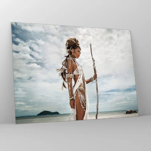 Glasbild - Bild auf glas - Königin der Tropen - 70x50 cm