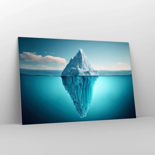 Glasbild - Bild auf glas - Königin des Eises - 120x80 cm