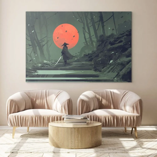 Glasbild - Bild auf glas - Krieger des Roten Mondes - 100x70 cm