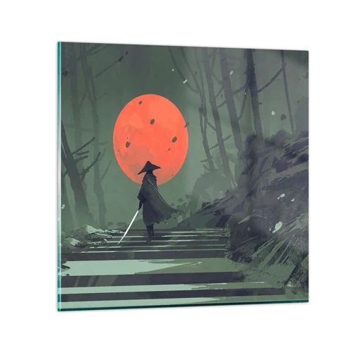 Glasbild - Bild auf glas - Krieger des Roten Mondes - 50x50 cm