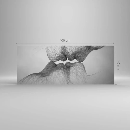 Glasbild - Bild auf glas - Kuss des Windes - 100x40 cm