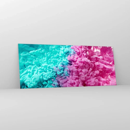 Glasbild - Bild auf glas - Letzte Begegnung - 100x40 cm