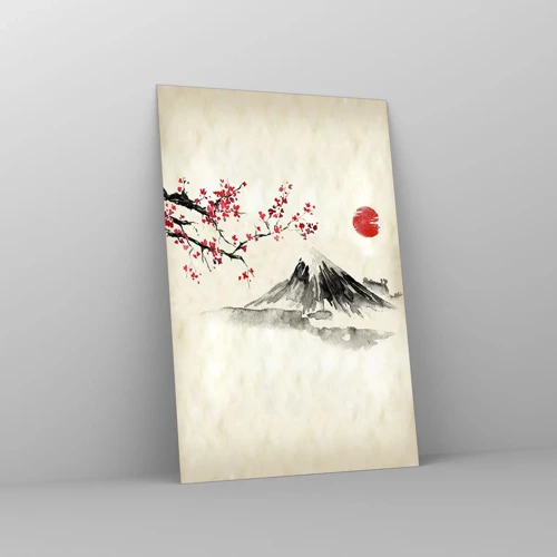 Glasbild - Bild auf glas - Liebe Japan - 80x120 cm