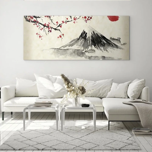 Glasbild - Bild auf glas - Liebe Japan - 90x30 cm