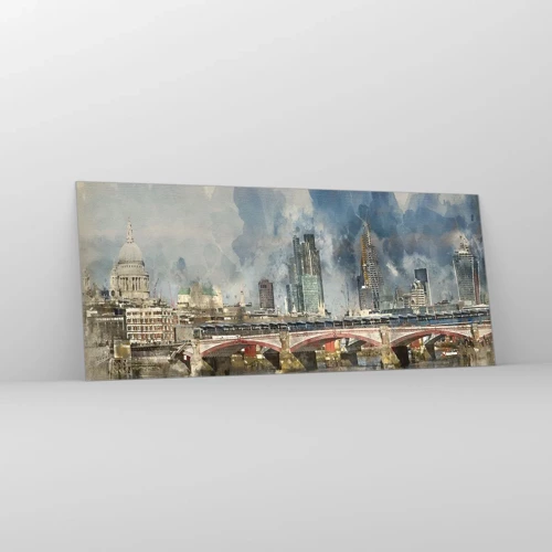 Glasbild - Bild auf glas - London in seiner ganzen Pracht - 120x50 cm