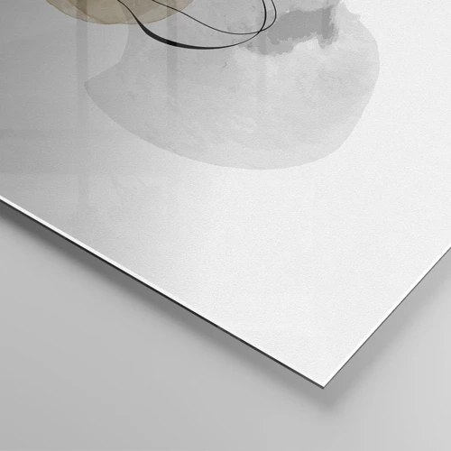 Glasbild - Bild auf glas - Luftperlen - 120x50 cm