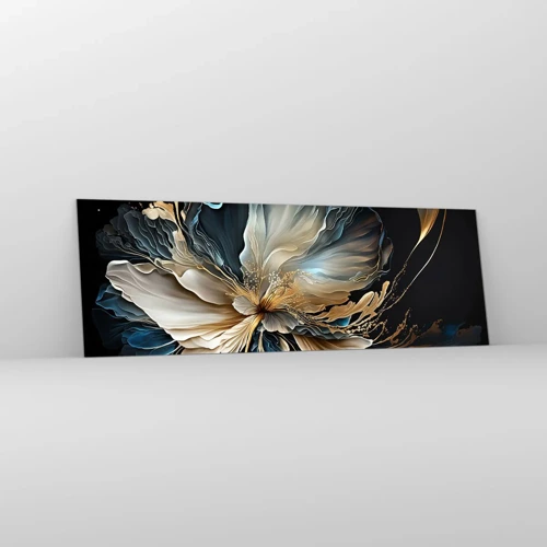 Glasbild - Bild auf glas - Märchenhafte Farnblume - 90x30 cm