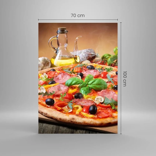 Glasbild - Bild auf glas - Mit echtem italienischem Flair - 70x100 cm