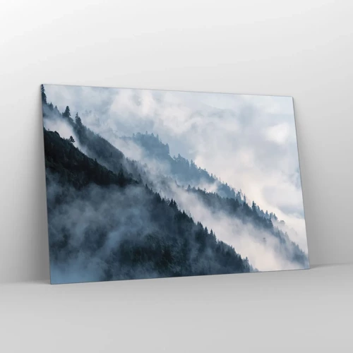 Glasbild - Bild auf glas - Mystik der Berge - 120x80 cm