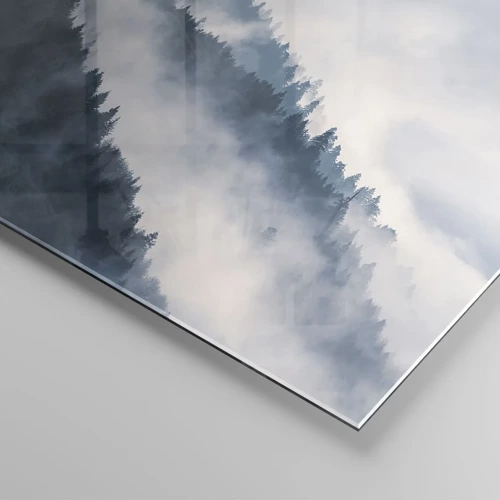 Glasbild - Bild auf glas - Mystik der Berge - 40x40 cm