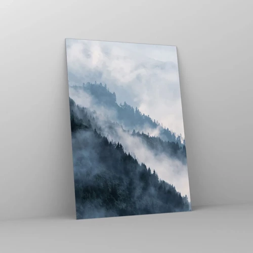 Glasbild - Bild auf glas - Mystik der Berge - 50x70 cm