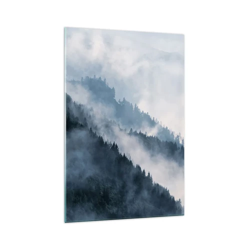 Glasbild - Bild auf glas - Mystik der Berge - 70x100 cm