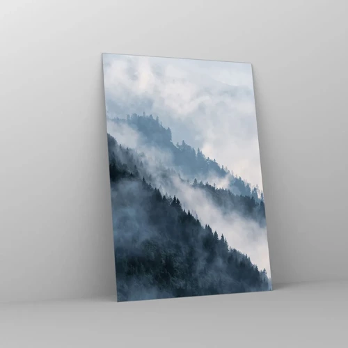 Glasbild - Bild auf glas - Mystik der Berge - 70x100 cm