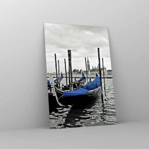 Glasbild - Bild auf glas - Nachdenkliches Venedig - 70x100 cm