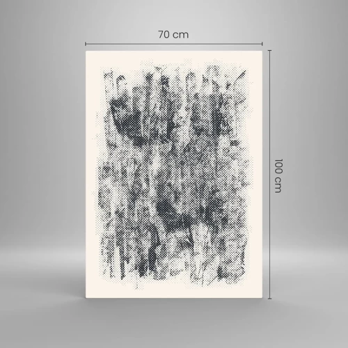 Glasbild - Bild auf glas - Nebelige Komposition - 70x100 cm