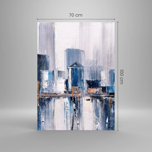 Glasbild - Bild auf glas - New Yorker Eindruck - 70x100 cm