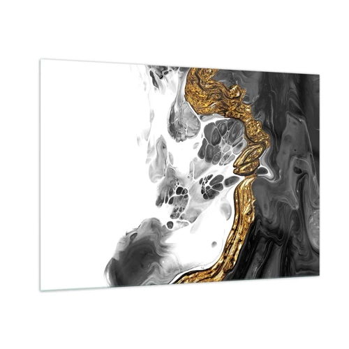 Glasbild - Bild auf glas - Organische Komposition - 100x70 cm