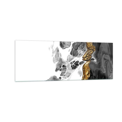 Glasbild - Bild auf glas - Organische Komposition - 140x50 cm