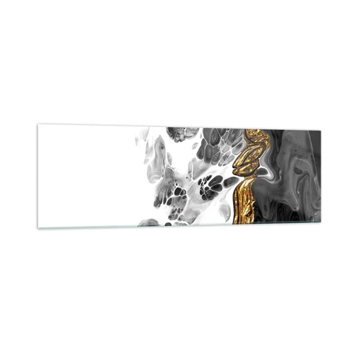 Glasbild - Bild auf glas - Organische Komposition - 160x50 cm