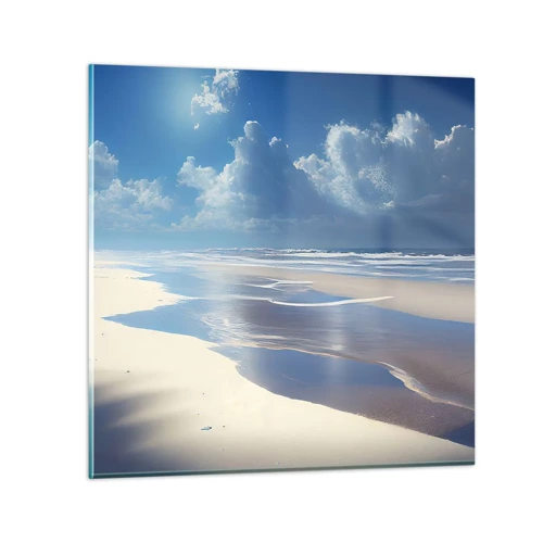 Glasbild - Bild auf glas - Paradiesischer Urlaub - 30x30 cm