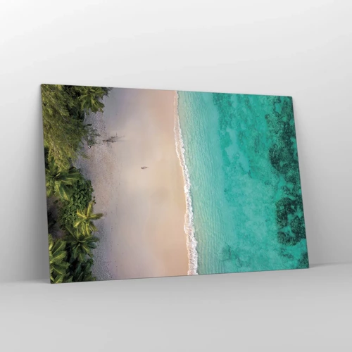 Glasbild - Bild auf glas - Paradiesstrand - 120x80 cm