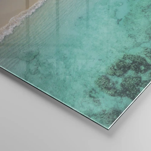 Glasbild - Bild auf glas - Paradiesstrand - 120x80 cm