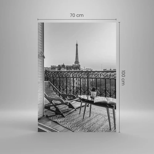 Glasbild - Bild auf glas - Pariser Nachmittag - 70x100 cm