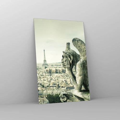 Glasbild - Bild auf glas - Pariser Plaudern - 80x120 cm