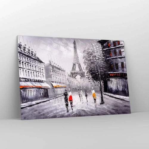 Glasbild - Bild auf glas - Pariser Spaziergang - 120x80 cm