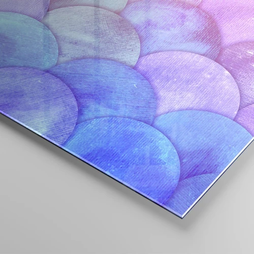 Glasbild - Bild auf glas - Perlenschuppe - 120x80 cm
