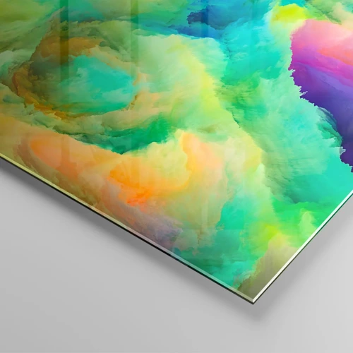 Glasbild - Bild auf glas - Regenbogen unten - 120x50 cm