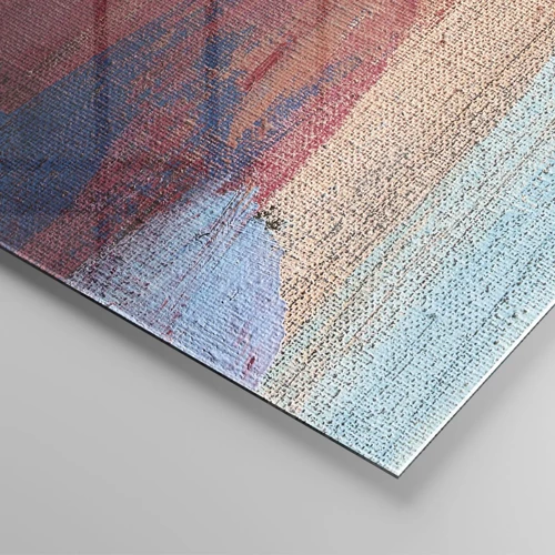 Glasbild - Bild auf glas - Renne den Regenbogen hinunter - 70x100 cm