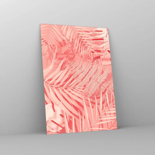 Glasbild - Bild auf glas - Rosa Konzept - 50x70 cm