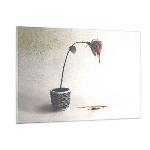 Glasbild - Bild auf glas - Rosa dolorosa - 120x80 cm