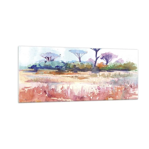 Glasbild - Bild auf glas - Savannah-Farben - 100x40 cm