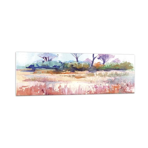 Glasbild - Bild auf glas - Savannah-Farben - 160x50 cm