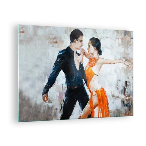 Glasbild - Bild auf glas - Schmutziges Tanzen - 70x50 cm