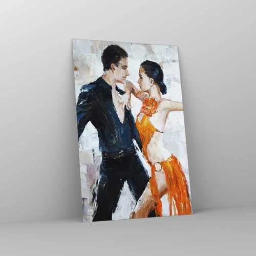 Glasbild - Bild auf glas - Schmutziges Tanzen - 80x120 cm