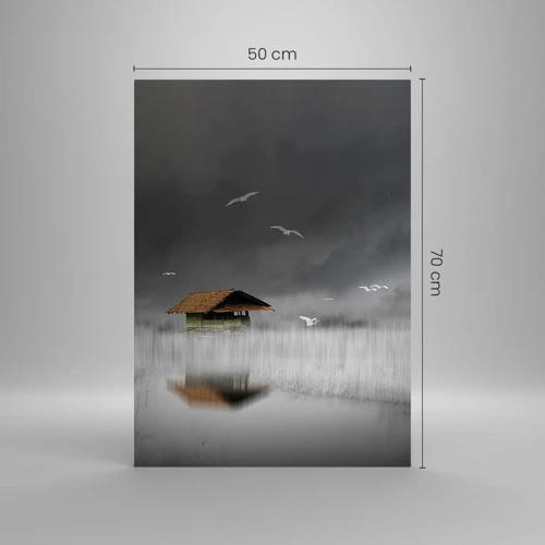 Glasbild - Bild auf glas - Schutz vor Regen - 50x70 cm